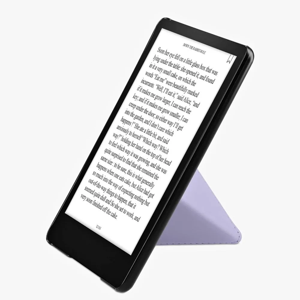Pouzdro KW Mobile - Origami Lavender Leather - KW57158108 - pro Amazon Kindle Paperwhite 5 (2021) - světle fialové