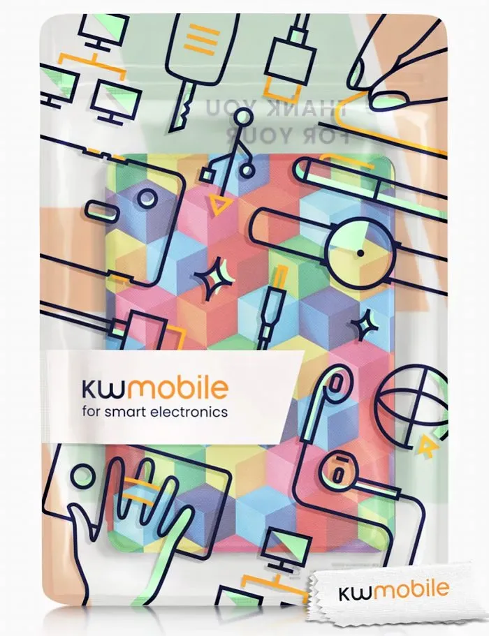 Pouzdro KW Mobile - Colorful Blocks - KW5625623 - pro Amazon Kindle Paperwhite 5 (2021) - vícebarevné
