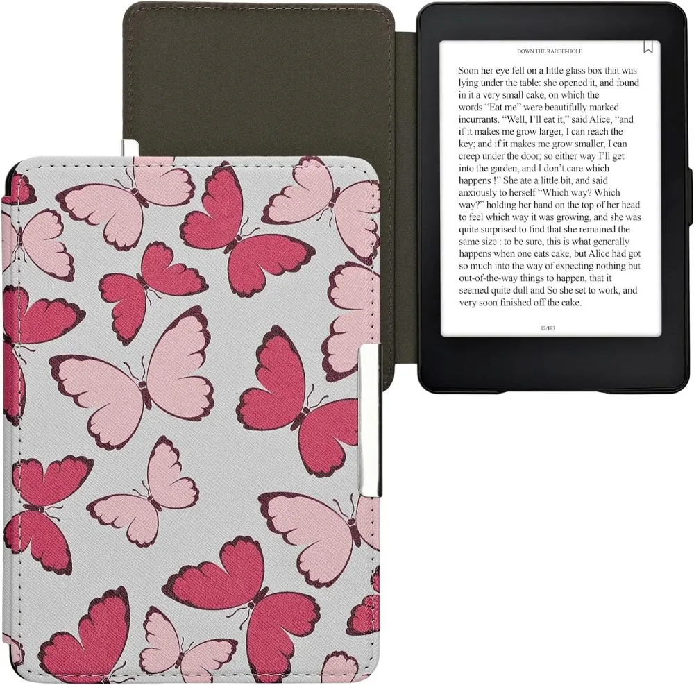 Pouzdro KW Mobile - Butterfly - KW2313649 - pro Amazon Kindle Paperwhite 1/2/3 - vícebarevné