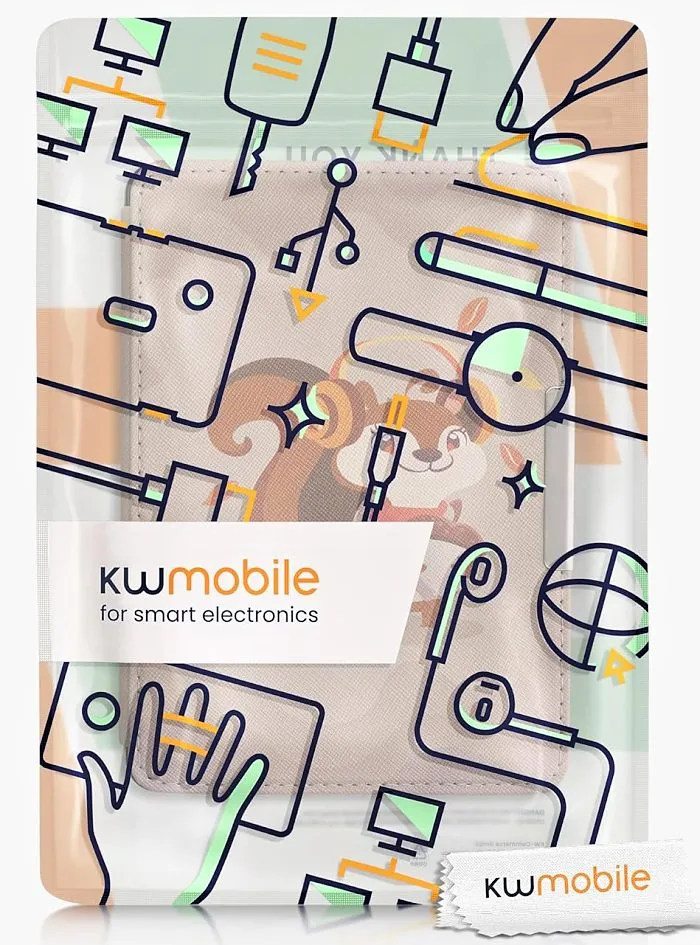 Pouzdro KW Mobile - Cute Squirrel - KW2582453 - pro Amazon Kindle Paperwhite 1/2/3 - vícebarevné