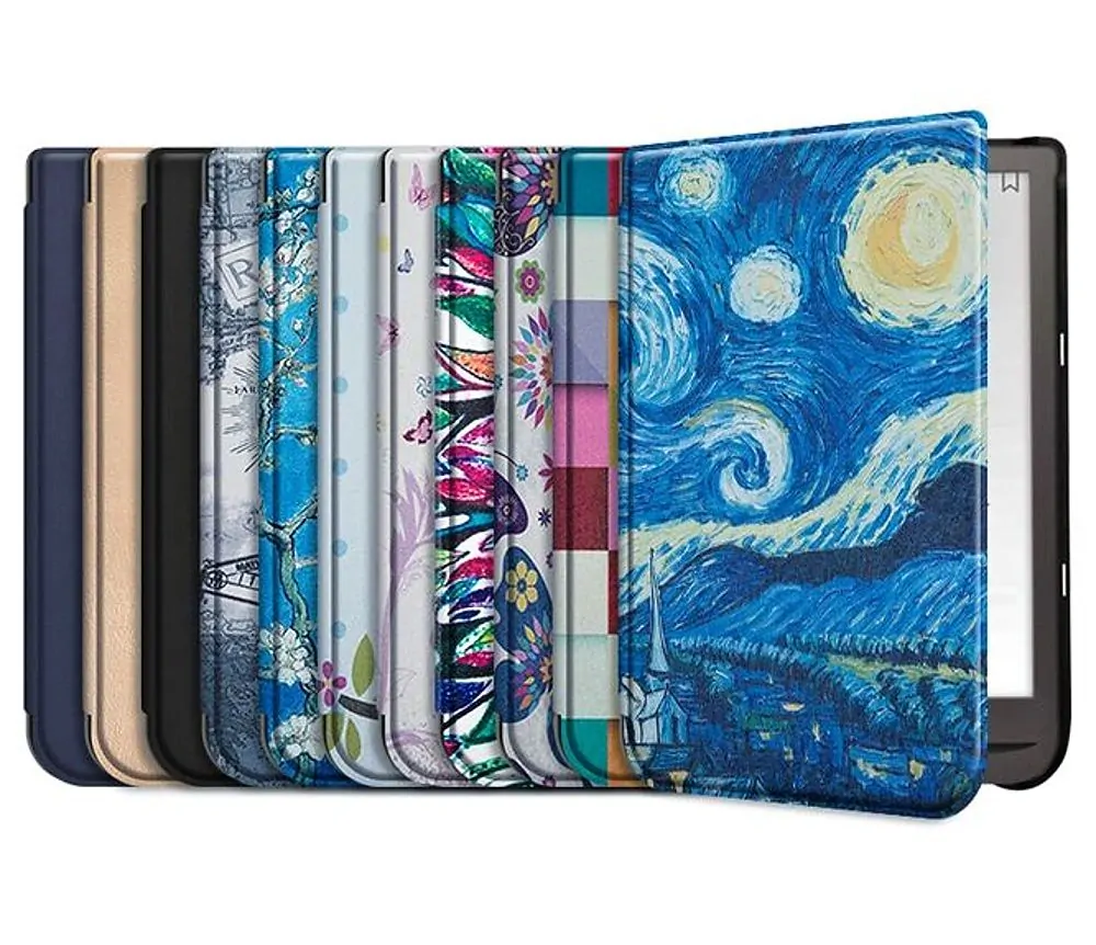 ARMORI TRIMER T015, pouzdro pro Pocketbook 740 InkPad 3 - motiv Gogh