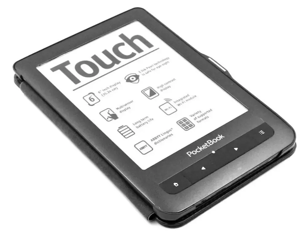 ARMORI TRIMER T041 - pouzdro pro Pocketbook 614 / 615 / 624 / 625 / 626 - motiv Paris