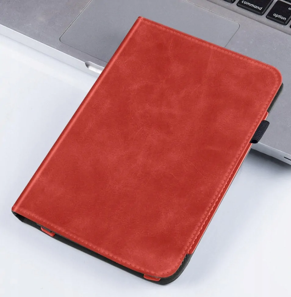 ARMORI Holder T046 - pouzdro se stojánkem pro Pocketbook 629/634 Verse (Pro) - červené, magnet, AutoSleep