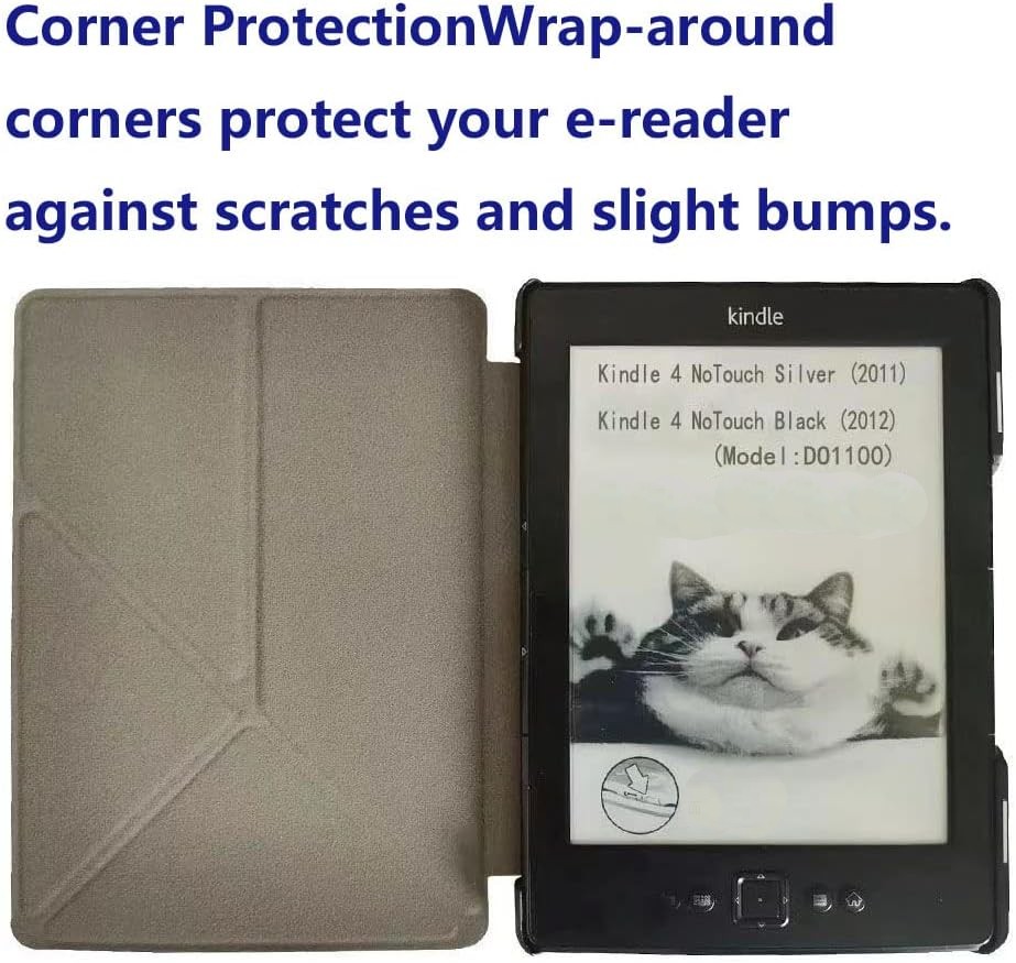 ARMORI STANDER S098, pouzdro se stojánkem Origami pro Amazon Kindle 4/5 - černé