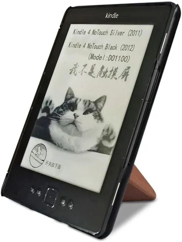 ARMORI STANDER S101, pouzdro se stojánkem Origami pro Amazon Kindle 4/5 - hnědé