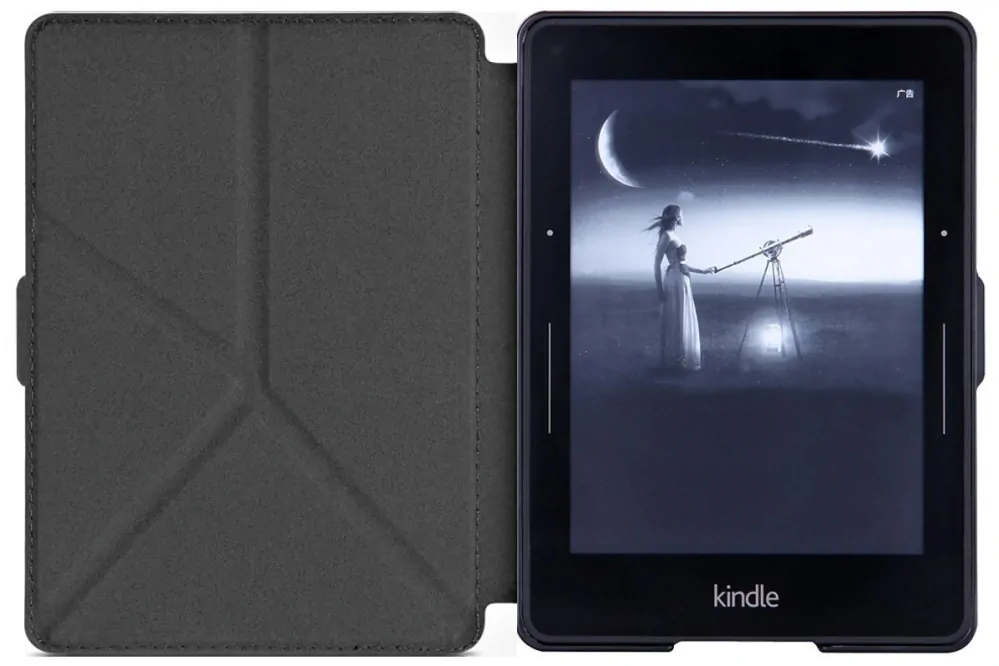 ARMORI STANDER S105, pouzdro se stojánkem Origami pro Amazon Kindle Voyage - světle růžové