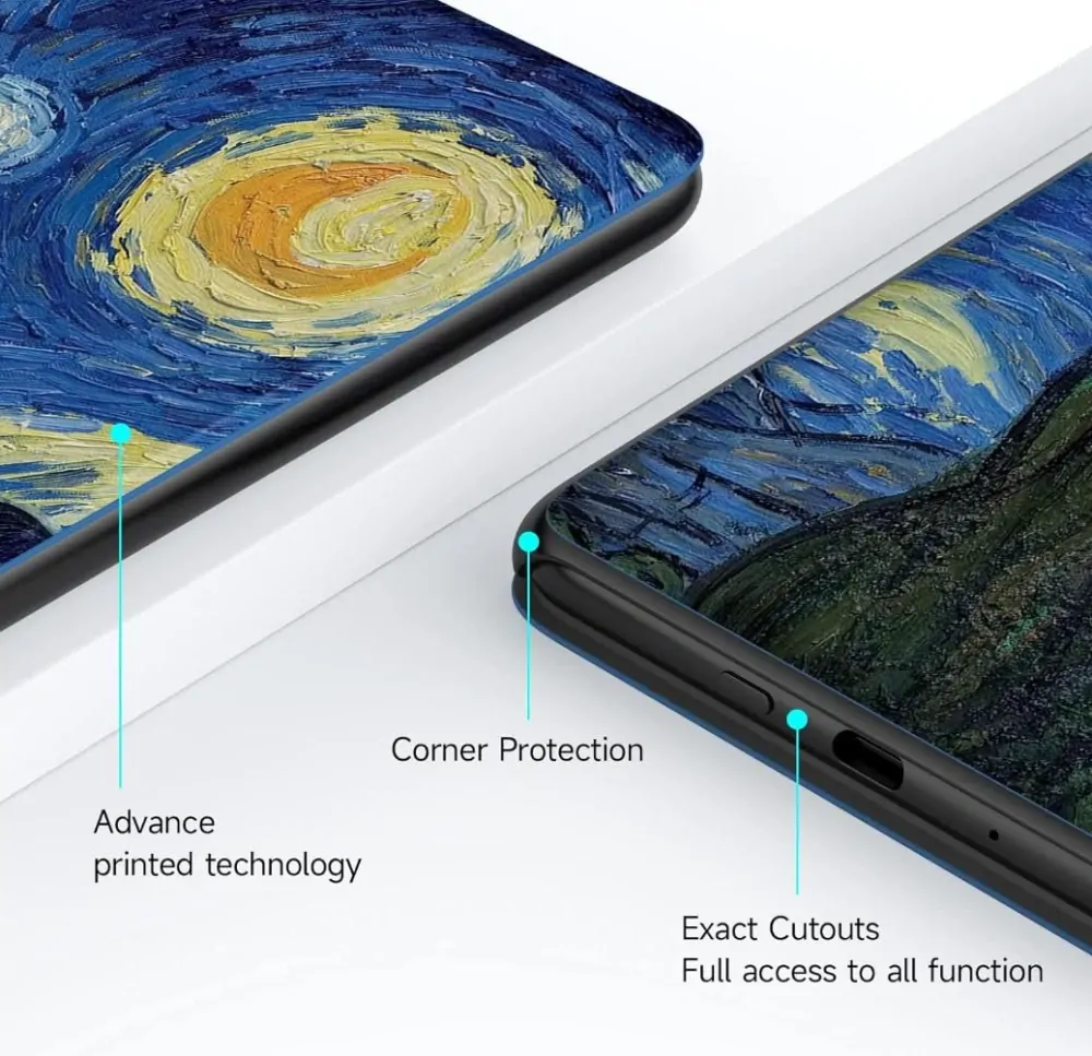 Armori Trimer T157, pouzdro pro Amazon Kindle Oasis 2/3 - magnetické zavírání, AutoSleep, motiv Gogh