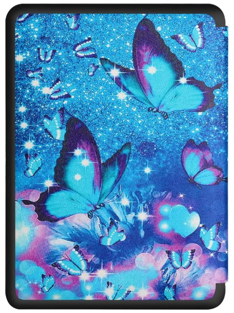 Armori Trimer T176, pouzdro pro Amazon Kindle Paperwhite 5 (2021) - magnetické zavírání, AutoSleep, motiv Blue Butterfly