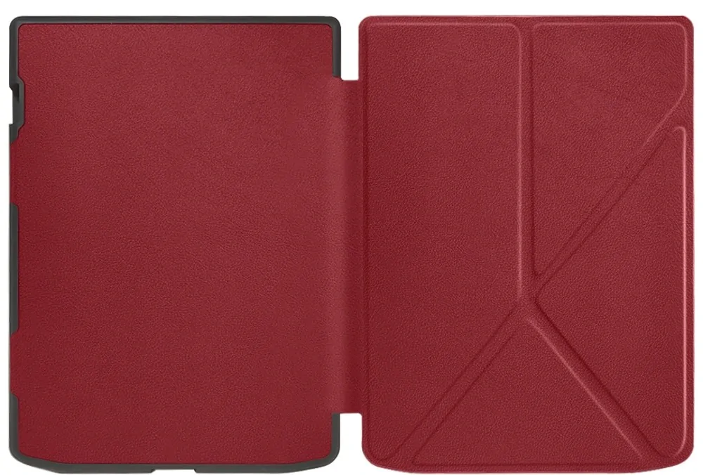 ARMORI STANDER S189, pouzdro se stojánkem Origami pro Pocketbook 743 G/C/K3 (InkPad4, Color 2, Color 3) - červené