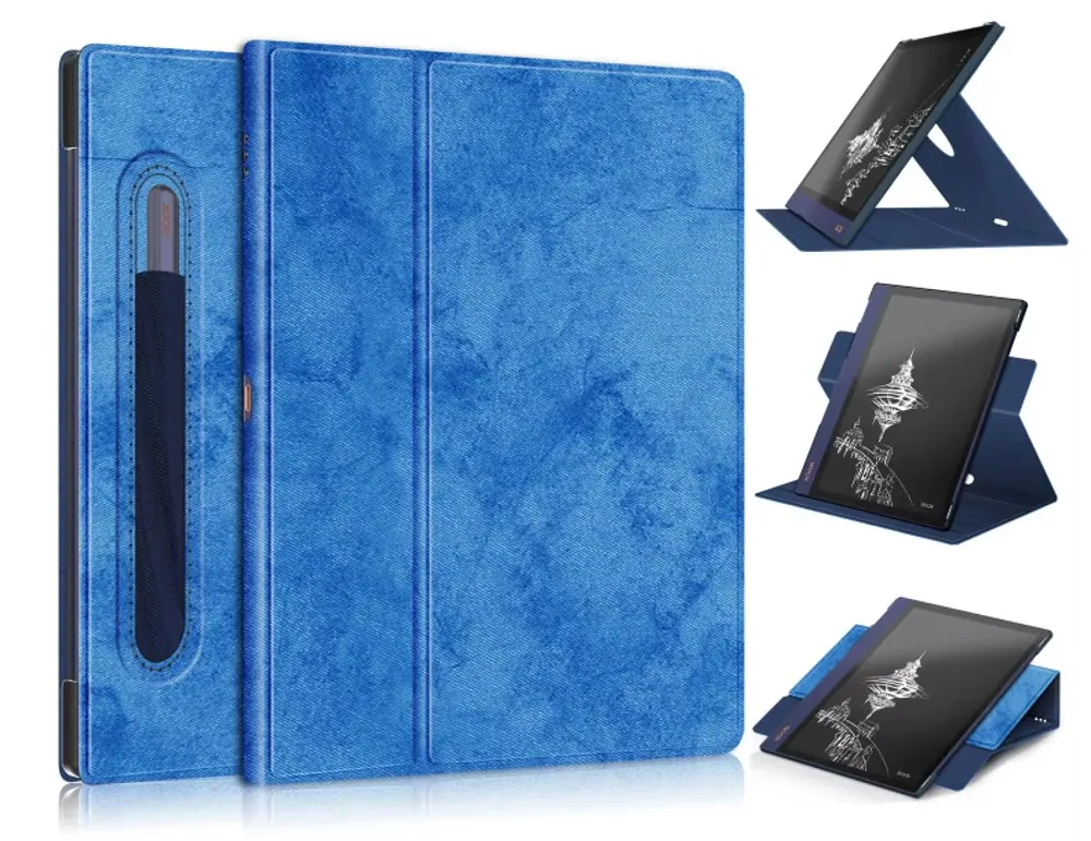 Armori Locker L209 - Pouzdro pro Onyx Boox Note Air / Air 2 / Air 2 Plus (10,3") - tmavě modré, magnet, stojánek, AutoSleep