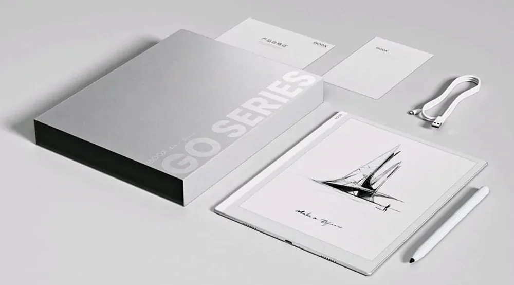 ONYX BOOX GO 10.3, 64 GB, Bluetooth, Android 12, E-ink displej 10.3", WiFi - bílý