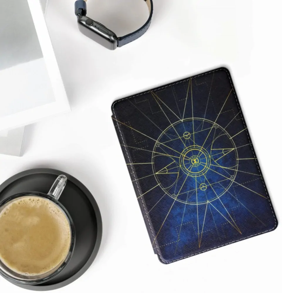 Pouzdro KW Mobile - Galactic Compass - KW5781001 - pro Amazon Kindle Paperwhite 5 (2021) - vícebarevné