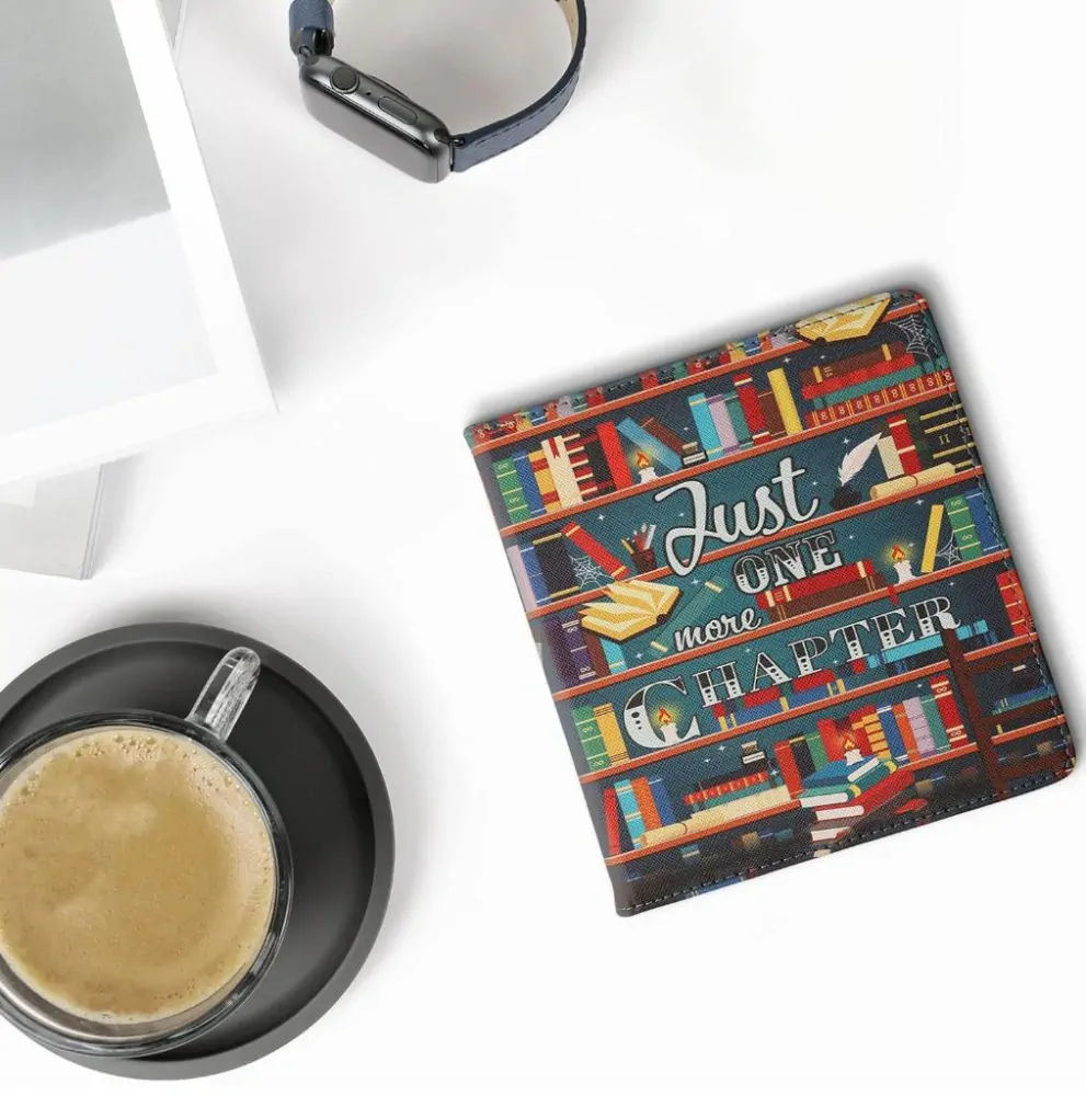 Pouzdro KW Mobile - Library Motto - KW5784904 - pro Amazon Kindle Oasis 2/3 - vícebarevné