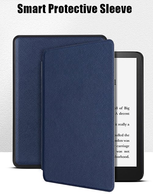 Pouzdro Durable Lock KPW-04 pro Amazon Kindle Paperwhite 5 (2021) - tmavě modré