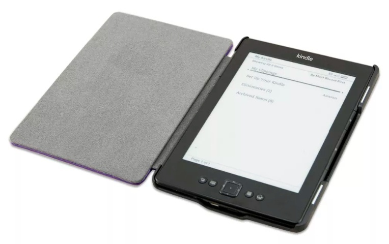 Pouzdro Durable Lock K45-07 pro Amazon Kindle 4/5 - růžové