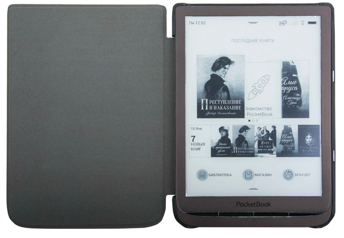 Pouzdro Durable Lock PB740-02 pro Pocketbook 740/741 InkPad 3 - zelené