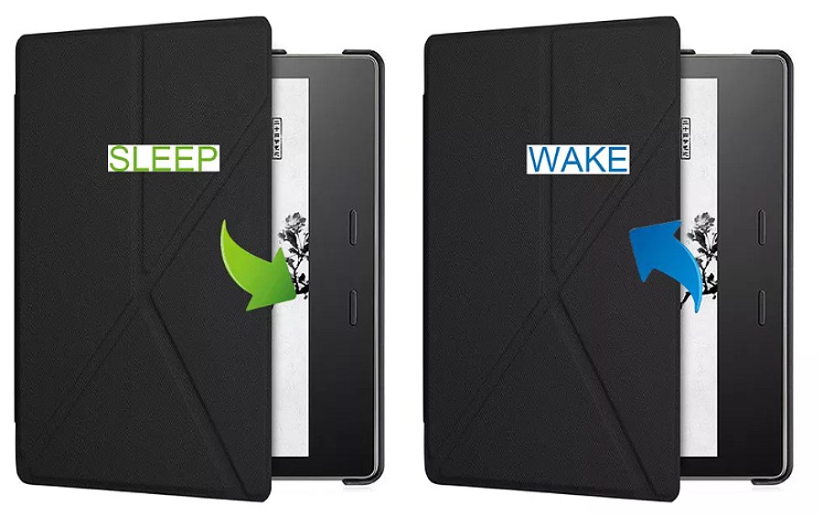 Obal Durable Lock Origami DLO-02 na Amazon Kindle Oasis 2 / 3 - červené