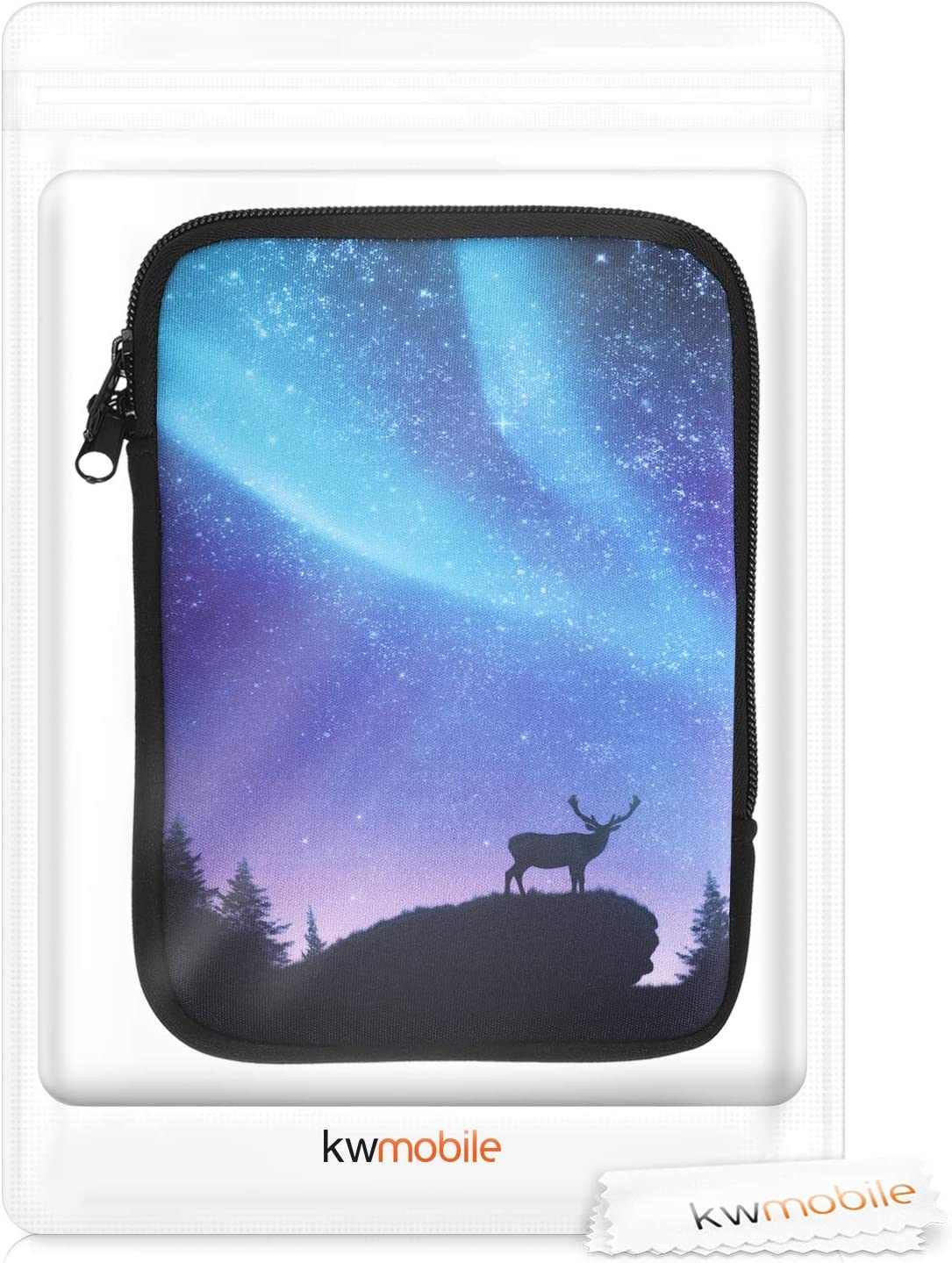 Pouzdro KW Mobile Aurora - KW5033504 - Univerzální pouzdro pro čtečky 6" - černé, modré