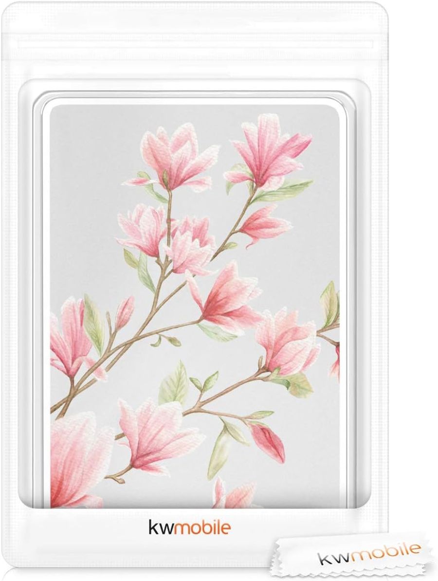 Pouzdro KW Mobile - Magnolias - KW4610303 - pro Amazon Kindle Paperwhite 1/2/3 - silikonové