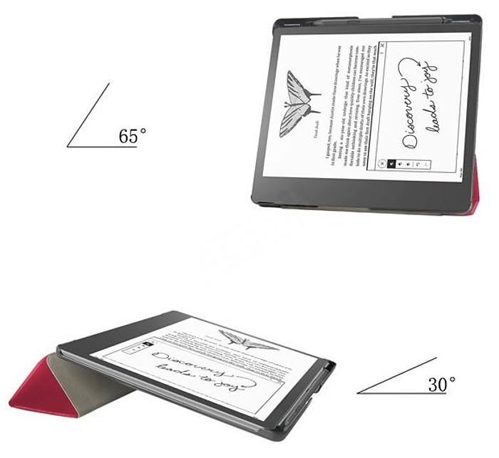 Pouzdro B-Safe Stand 3453 na Amazon Kindle Scribe - červené