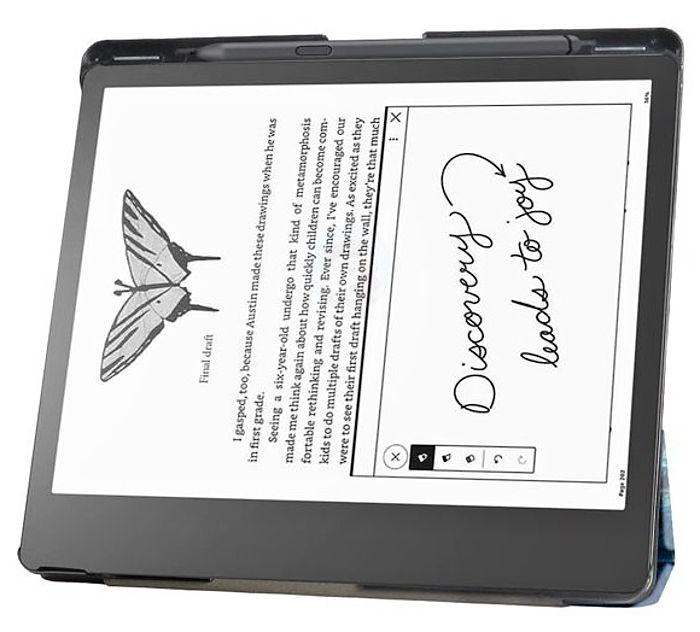 Pouzdro B-Safe Stand 3457 na Amazon Kindle Scribe - motiv Library