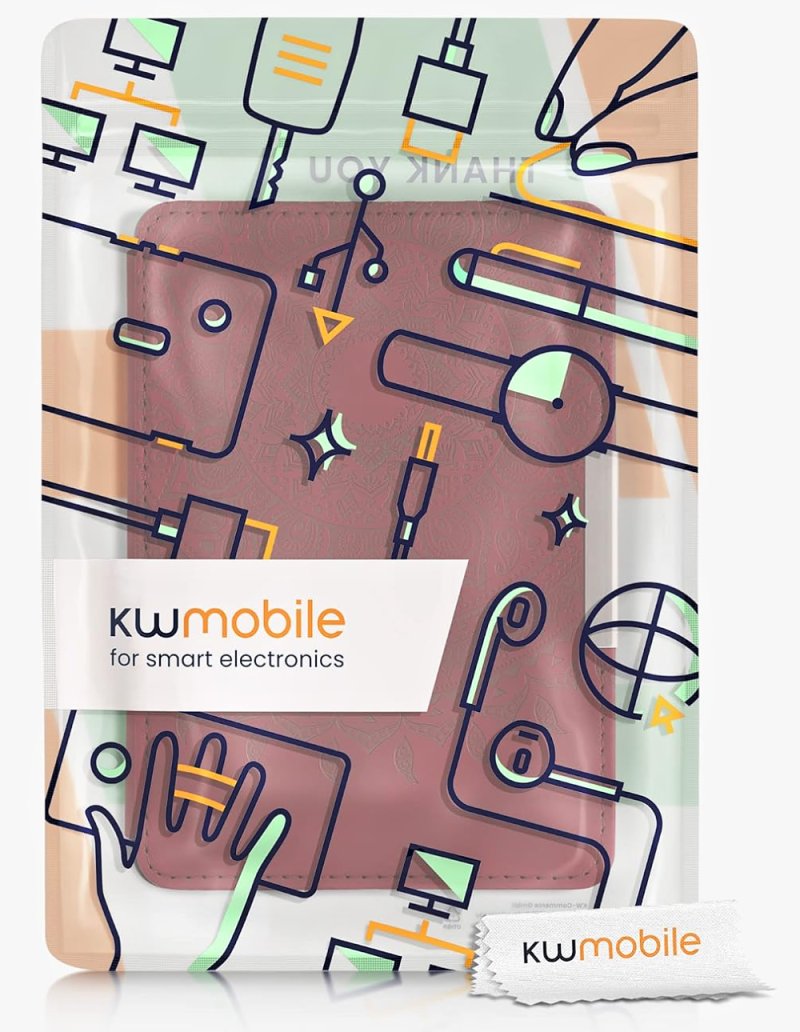 Pouzdro KW Mobile - Indian Sun - KW4974722 - pro Amazon Kindle Paperwhite 1/2/3 - tmavě červené