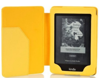 Amazon Kindle 6 FORTRESS FT156 žluté pouzdro - magnet, kapsa