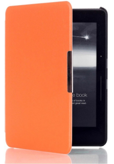 Pouzdro Durable Lock pro Amazon Kindle Voyage - oranžové, magnet, AutoSleep