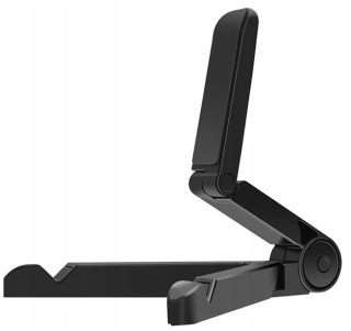 Stojánek na čtečku knih - Atmoog ST-BL01 - polohovatelný stojánek na čtečku / tablet / telefon - černý, s polstrováním