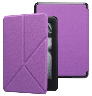 Origami Durable Lock OR64 - pouzdro pro Amazon Kindle 2022, magnet, stojánek - fialové