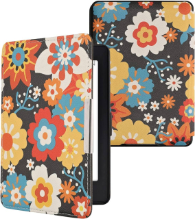 Pouzdro KW Mobile - Vintage Flowers - KW2313644 - pro Amazon Kindle Paperwhite 1/2/3 - vícebarevné