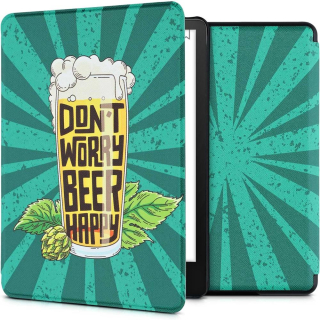 Pouzdro KW Mobile - Dont Worry Beer Happy - KW5625613 - pro Amazon Kindle Paperwhite 5 (2021) - vícebarevné