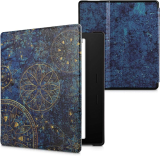 Pouzdro KW Mobile - Golden Mandalas - KW4941725 - pro Amazon Kindle Oasis 2/3 - vícebarevné