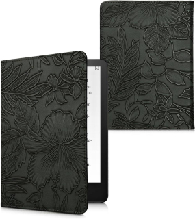 Pouzdro KW Mobile - Embossing Flowers - KW5781020 - pro Amazon Kindle Paperwhite 5 (2021) - vícebarevné, kapsa na ruku