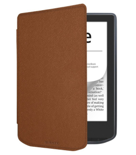 Pouzdro B-SAFE LOCK 3506, obal na Pocketbook 629 Verse / 634 Verse Pro - magnetické zavírání, AutoSleep, hnědé