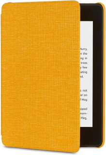 Originální Amazon pouzdro AMW-KP4-YE, PU kůže, vodotěsné - pro Amazon Kindle Paperwhite 4 (2018) - žluté