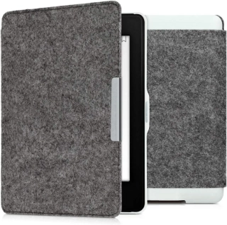 Pouzdro KW Mobile Felt Fabric - KW3434522 - pro Amazon Kindle Paperwhite 1/2/3 - šedé