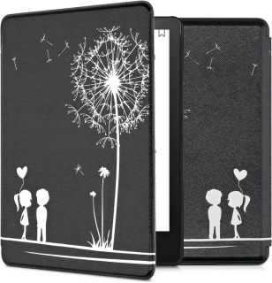 Pouzdro KW Mobile - Dandelion Love - KW5625609 - pro Amazon Kindle Paperwhite 5 (2021) - černé