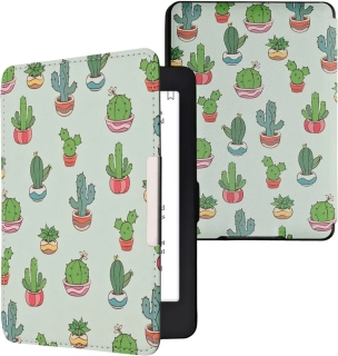 Pouzdro KW Mobile - Cactus - KW2313651 - pro Amazon Kindle Paperwhite 1/2/3 - vícebarevné