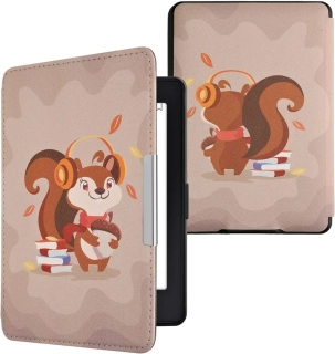 Pouzdro KW Mobile - Cute Squirrel - KW2582453 - pro Amazon Kindle Paperwhite 1/2/3 - vícebarevné