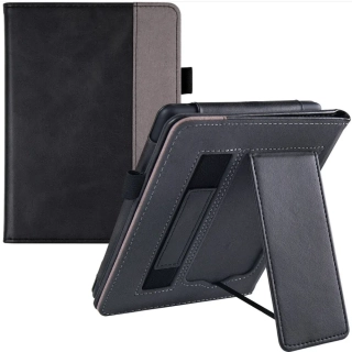 Fortress FT4024 Premium - pouzdro se stojánkem pro Amazon Kindle Paperwhite 5 (2021) - černé/šedé, magnet, AutoSleep