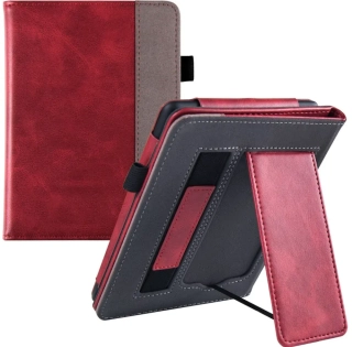 Fortress FT4025 Premium - pouzdro se stojánkem pro Amazon Kindle Paperwhite 5 (2021) - červené/šedé, magnet, AutoSleep