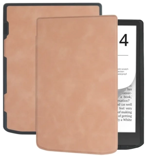 Pouzdro Durable Lock DL4047, obal na Pocketbook 743G InkPad 4 a Pocketbook 743C InkPad Color (2/3) - zlaté, magnetické zavírání, AutoSleep