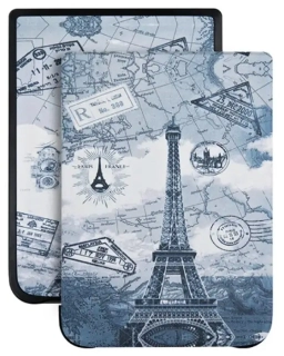 ARMORI TRIMER T019, pouzdro pro Pocketbook 740 InkPad 3 - motiv Paris