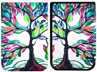 ARMORI TRIMER T034 - pouzdro pro Pocketbook 631 Touch HD - motiv Tree