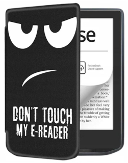 Armori Trimer T062, pouzdro pro Pocketbook 629 Verse / 634 Verse Pro - magnetické zavírání, AutoSleep, motiv Dont Touch