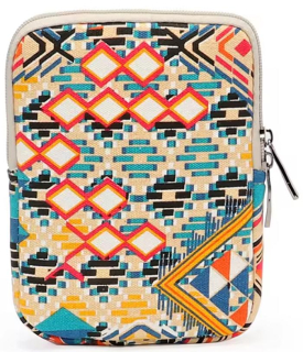 ARMORI Zipper Z079 - motiv Geometric - Univerzální pouzdro pro čtečky 6" - textilní, zip