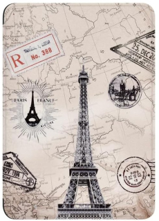 Armori Trimer T094, pouzdro pro Amazon Kindle 4/5 - magnetické zavírání, motiv Paris