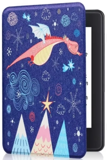 Armori Trimer T117, pouzdro pro Amazon Kindle Paperwhite 1/2/3 - magnetické zavírání, AutoSleep, motiv Dragon