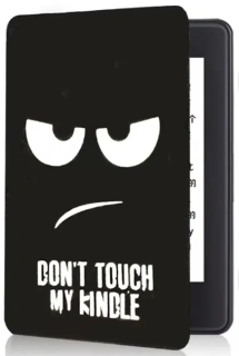 Armori Trimer T122, pouzdro pro Amazon Kindle Paperwhite 1/2/3 - magnetické zavírání, AutoSleep, motiv Dont Touch